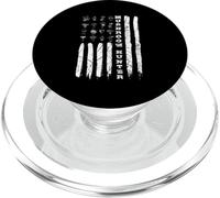 Mushrooms Hunter American Flag Mushroom Collector PopSockets PopGrip for MagSafe