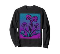 Mushrooms Intricate Geometric Pattern Gradient Abstract Art Sweatshirt