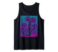 Mushrooms Intricate Geometric Pattern Gradient Abstract Art Tank Top