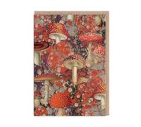 Mushrooms On Marble Greeting Card