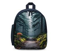 Mushrooms on The Dark Backpack for Men Women, Durable Small Bookbag Lightweight Daypack for Travel, Hiking, Blue-style, One Size, Daypack Backpacks