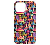 Mushrooms Trippy Psychedelic Pattern Colourful Case for iPhone 16 Pro Max