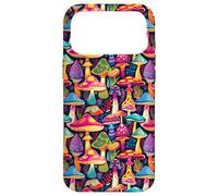 Mushrooms Trippy Psychedelic Pattern Colourful Case for iPhone 17 Pro Max