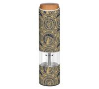 Mushrooms Yellow Electric Pepper Grinder Salt Grinder