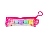 MushyKinz Keychain Bag Charm, 5 Piece Mini Taba Squishies, Styles Vary