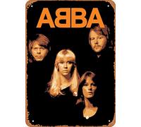Music Abba Music Band Classic Metal Tin Sign Poster Vintage Art Wall Decor 12 X 8 Inch