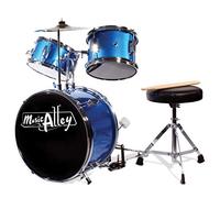 Music Alley Junior Drum Kit with Drum Stool & Drumsticks