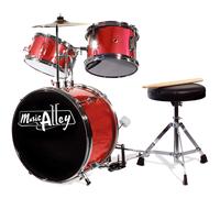 Music Alley Junior Drum Kit with Drum Stool & Drumsticks