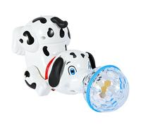 Music and light for stunt dog, dog toy singing and dancing | Dog toy stunt directing the ball with its LED | Rotating novelty imitates dancing animals for and