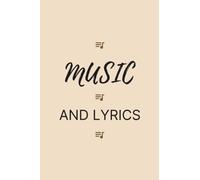 Music and Lyrics;Music composition book for Song writers and composers | Blank Sheet Music Notebook | Music Manuscript Paper with lyrics papers | song writing journal for music composers |
