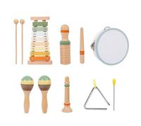 Music Baby Toy Drum Xylophone Kids Early Educational Wood Instruments Baby Toy For Early Childhood Music Development Interactive Learning