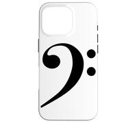 Music Bass Clef Musician Bass Players Case for iPhone 16 Pro