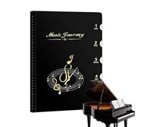 Music Binder - A4 Sheet Music Holder with Rings - Organized Choral Document Holder - for Concerts Office School Choir Travel Meeting Room
