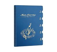 Music Binder - Music Folder A4 Music Folder for Manuscript Storage | for Presentations Business School Office Band Choir Travel Meeting Room Performance