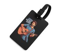 Music Blues is My Love Language Luggage Tags for Suitcases Handbag Tag Labels Travel Accessories Privacy Cover ID Label