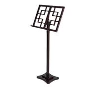 Music Book Clip Portable Music Stand Portable Music Stand Music Stand Solid Wood Music Score Guqin Erhu Vertical Thickened Portable Music Stand Antique Music Stand Music Stand(Purple)