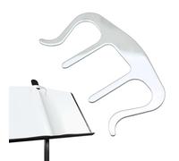Music Book Holder - Book Page Holder | Metal Music Clip Page Holders | Piano Sheet Musics Stand Accessory, Portable Pages Marker for Keyboard, Books, and Stands