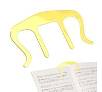 Music Book Holder - Bookmark Music Shelf Clip - Wind Clip for Piano Sheet Keyboard Shelf