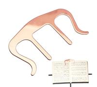 Music Book Holder, Metal Music Book Clip and Page Holder, Music Page Holder Bookmark, Portable Page Marker Clips, Book Clip for Reading, Sheet Music Holders for Piano, Keyboard, Stands, And Books