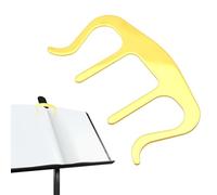 Music Book Holder, Metal Music Book Clip and Page Holder, Music Page Holder Bookmark, Portable Page Marker Clips, Book Clip for Reading, Sheet Music Holders for Piano, Keyboard, Stands, And Books