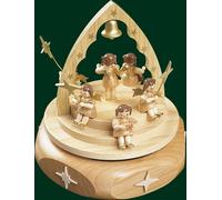 Music Box Angel Concert Nature 22-Note Mechanism Seiffen NEW 85141