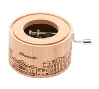 Music Box Bamboo with Piano Piece: Dreaming by R. Schumann, Chemnitz Design