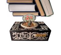 Music Box | Retro Engraved Metal Bird Decor - Metal Wind Up Music Box,for Mother's Day Christmas Birthday Party Home Workplace Girl Men Kids Play
