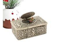 Music Box,Retro Mechanical Clockwork Bird Decoration - Metal Engraved Music Boxes - for Mother's Day Christmas Birthday Party Home Workplace Girl Men Kids Play