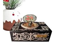 Music Box - Vintage Wind Up Singing Bird,Metal Engraved Girls Music Box,for Mother's Day Christmas Birthday Party Home Workplace Girl Men Kids Play