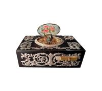 Music Boxes - Retro Engraved Metal Bird Decor,Metal Vintage Music Box,for Mother's Day Christmas Birthday Party Home Workplace Girl Men Kids Play