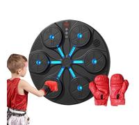 Music Boxing | Electronic Smart Exercise Trainer | with LED Lights Wireless Punching Music Boxing Machine Wall Mounted | for Women Men Home Gym Indoor Fitness Workout