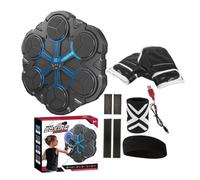 Music Boxing Machine - 3 Mode Smart Punching Bag With Real-Time Feedback | Interactive Exercise Equipment For Home Gym - Garage Apartment Dorm Basement Playroom Fitness