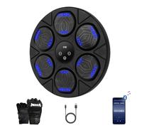 Music Boxing Machine, Bluetooth Boxing Traineing Machine with Boxing Gloves, Smart Wall Mounted Punching Bag for Kids Adult, Boxing Workout Equipment Target for Home, Gym, Office