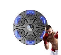 Music Boxing Machine For Adults,Interactive Smart Wall Mounted Equipment | Boxing Wall Punching Pad,For Training Sport Exercise Gym Indoor Kick Sparring Boys Game Teen Christmas Home Girls Birthday