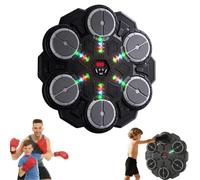 Music Boxing Machine,LED Screen Wall Mounted Musical Boxing Machine,3 Modes & 9 Speeds,Training Pad Toy with Boxings Glove,Smart Bluetooth Music BoxingMachine for Kids and Adults