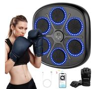 Music Boxing Machine, Smart Bluetooth Connection Boxing Machine, Boxing Training Equipment, Wall Mounted Smart Boxing Target, Boxing Game for Kids/Adult Family to Exercise Hand-Eye Reflexes