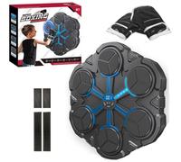 Music Boxing Machine,Smart Bluetooth Musical Boxing Machine for Kids,USB Rechargeable with LED Light,Wall-Mounted 9 Level Speed 11Mode Adjustment Gifts for Man Kids to Exercise (B)