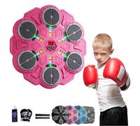 Music Boxing Machine,Smart Bluetooth Wall-Mounted Boxing Machine with Gloves,3 Modes & 9 Speeds,LED Screen Wall Mounted Musical BoxingMachine,Training Pad Toy with Boxings Glove,for Kids Adults