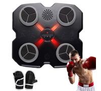 Music Boxing Machine - Smart Exercise Equipment with Gloves, Interactive Rhythm Workout Feature, Fun Fitness Training Function for Kids Boys Girls Home Gym Indoor Birthday Party, Punching Game