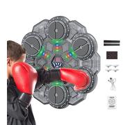 Music Boxing Machine, Smart Interactive Wireless Trainer Toy, Electronic Wall-Mounted Boxing Device With Responsive Sensors, Fitness Accessory For Boys Men Women Teens Girls Home Indoor Gym Office