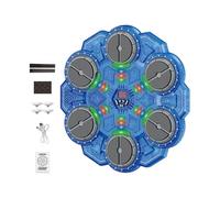 Music Boxing Machine - Smart Interactive Wireless Trainer Toys, Electronic Wall Punch Pad | Rhythm Light Feedback Training System, Improves Reflex Coordination Cardio Strength, Space Saving Fitness En