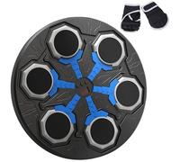Music Boxing Machine Wall Mounted LED Boxing Machine with Gloves & Suction Cup Rechargeable Home Gym Equipment with Counting Function for Women Men