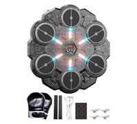 Music Boxing Machine Wall Mounted LED Light 9 Speeds Interactive