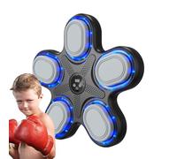 Music Boxing Machine - Wall Mounted Wireless Percussion Device, Smart Home Fitness Trainer, Durable Training Device, Fitness Impact Trainer for Cardio Strength Coordination for Adults and Teenagers