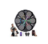 Music Boxing Machine with Bluetooth,Smart Musical Punching Machine with Gloves for Wall,3 Game Modes & Adjustable Speed& Sound Reactive LED Score Display for Indoor Fitness Fun,Intelligent Counting