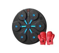 Music Boxing Trainer - Electronic Smart Punching Machine, LED Light Display, Wall-Mountable Design, Wireless Function |Fitness s Equipment for Women Men Kids Home Gym, Indoor Cardio, Strength Training