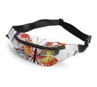 Music Butterfly Fanny Pack Fanny Packs for Women Men Waist Bag Mens Fanny Pack Womens Fanny Pack Fanny Pack Men Running Fanny Pack Small Fanny Packs for Women, style, 36*15cm