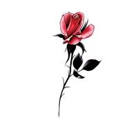 Music Butterfly Moon Temporary Tattoo,Lasts To 15 Days Waterproof Semi Permanent Sticker For Women Men(07)