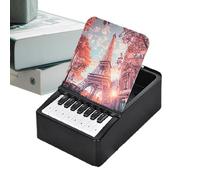 Music Calendar, Desk Calendar for Playable Piano,Music Calendar for Desk Finger Piano with Light | 2025 Battery Powered Timed Calendar, Desktop Centerpiece