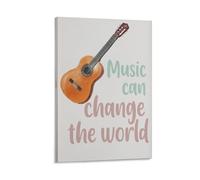Music Can Change The World Quotes Educational Chart Poster 20x30inch(50x75cm)